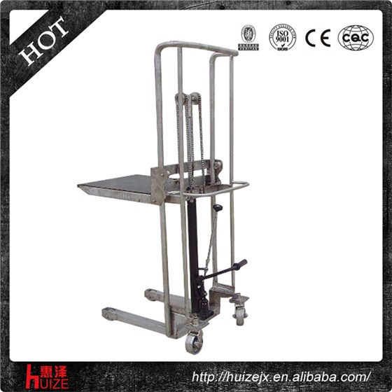 不銹鋼手動輕型堆高車