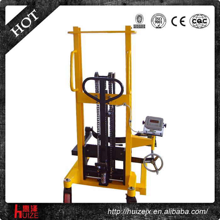 載重600kg手動(dòng)重型油桶倒料車 載重600kg手動(dòng)重型油桶倒料車