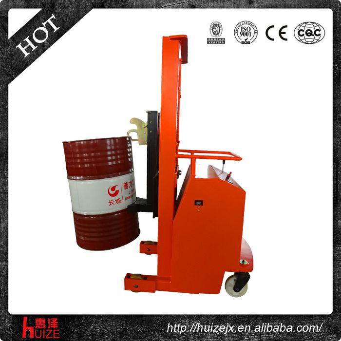 半電動配重油桶車（無底腿，只堆垛，不翻轉）