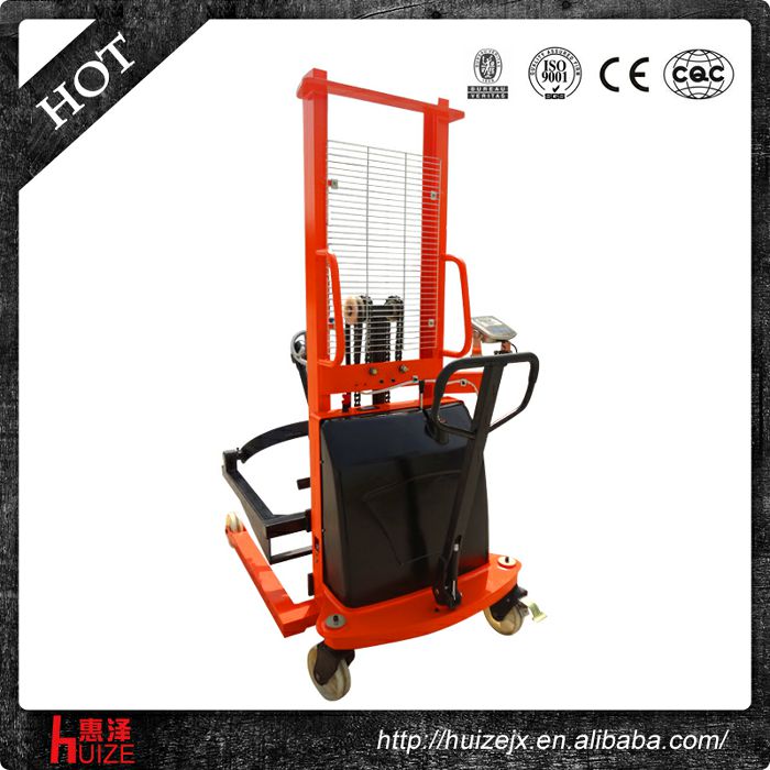 半電動稱重油桶車(夾鐵桶,手搖翻轉(zhuǎn)倒料) 半電動稱重油桶車(夾鐵桶,手搖翻轉(zhuǎn)倒料)