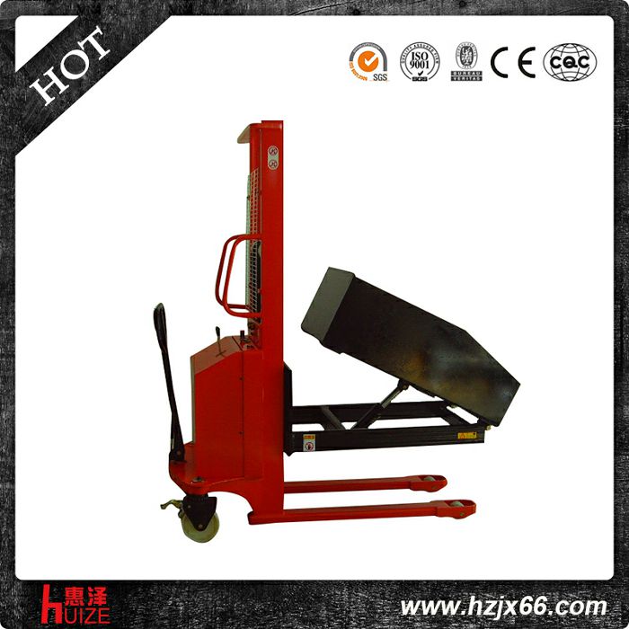 翻轉倒料半電動堆高車 翻轉倒料半電動堆高車